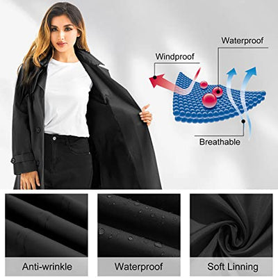 Women's Waterproof Trench Coat Women's Waterproof Trench Coat AMB BOUTIQUE    