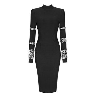 Crystal Bodycon Bandage Evening Dress Crystal Bodycon Bandage Evening Dress AMB BOUTIQUE    